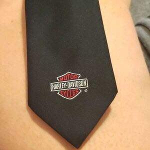 Black Harley Davidson neck Tie